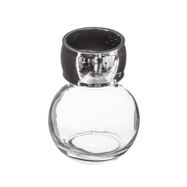 Support 12 pots à épices Bambou verre 90 ml Transparent Five
