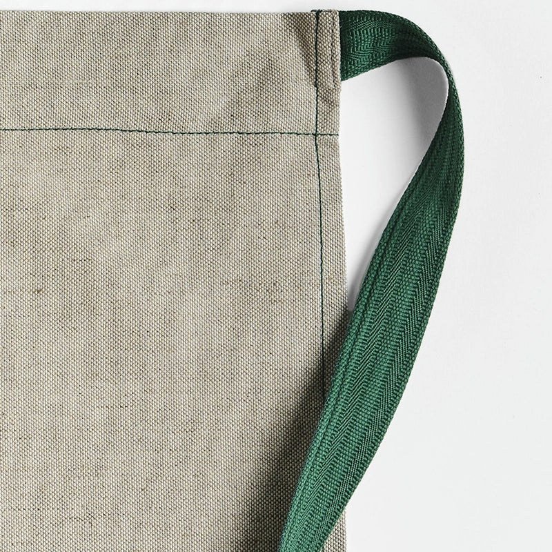 Demi-tablier en lin Vert Les Tabliers de Julie Andrieu