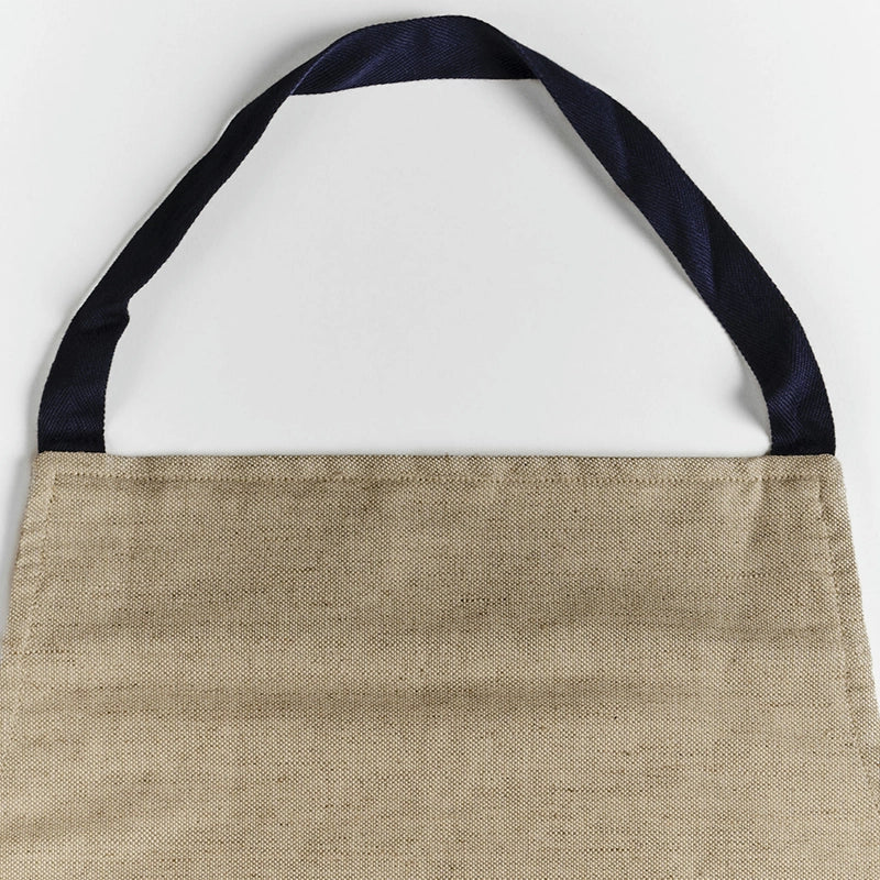 Tablier en lin pour homme Lin Navy Les Tabliers de Julie Andrieu