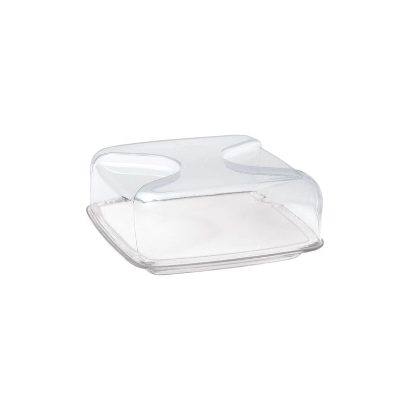 Boite à fromage carrée transparente Guzzini