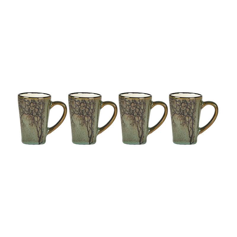 4 tasses expresso 10 cL vertes Hela Villa Collection