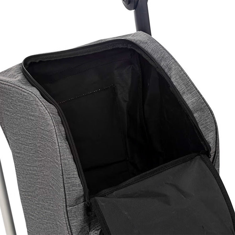 Chariot pliant 4 roues Aluminium 46 L Gris Five