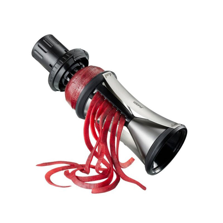 Taille-légumes XL en inox avec 2 largeurs de spirale noir Spirelli Gefu