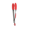 Pince de cuisine en silicone et en inox 30cm rouge Mastrad