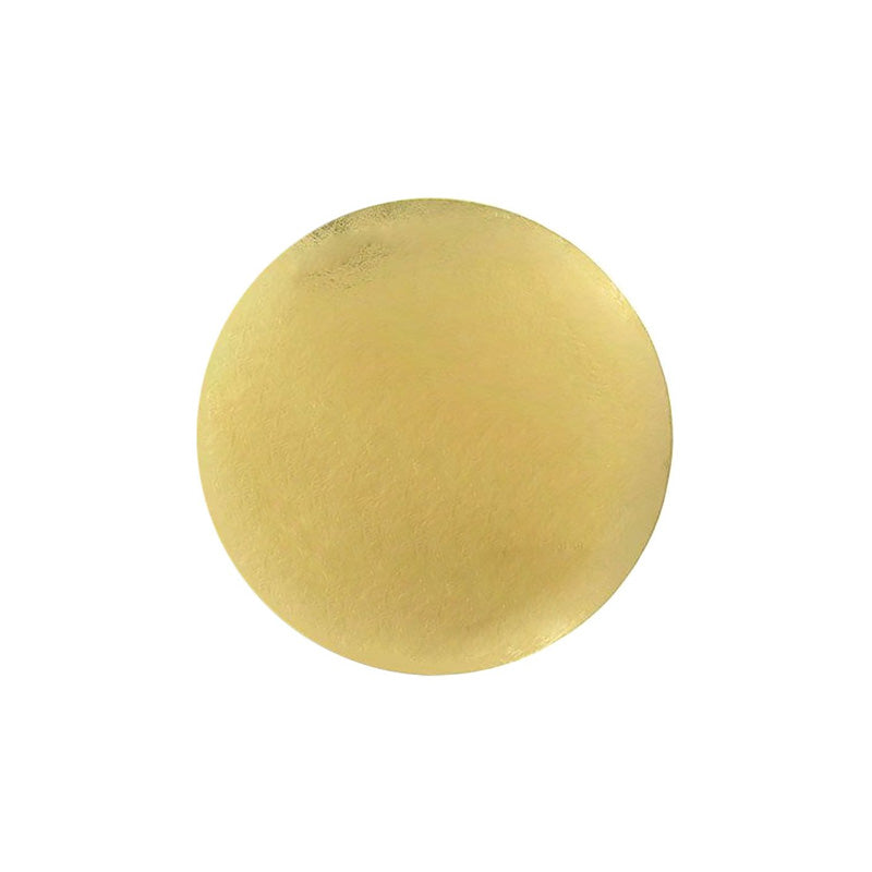 5 ronds en carton 20cm doré Patisdecor