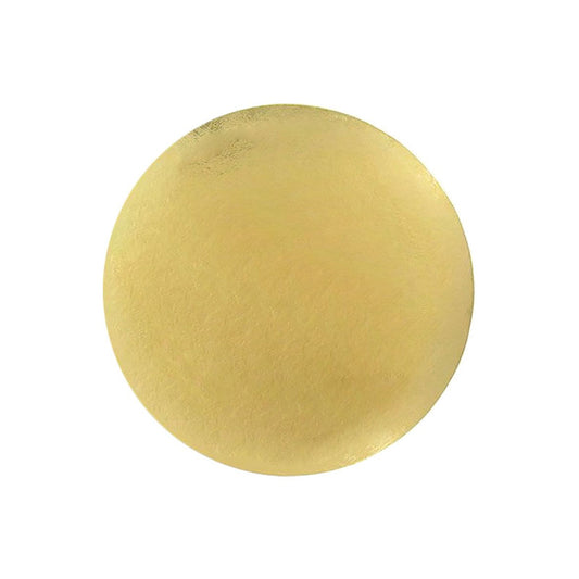 5 ronds en carton 24cm doré Patisdecor