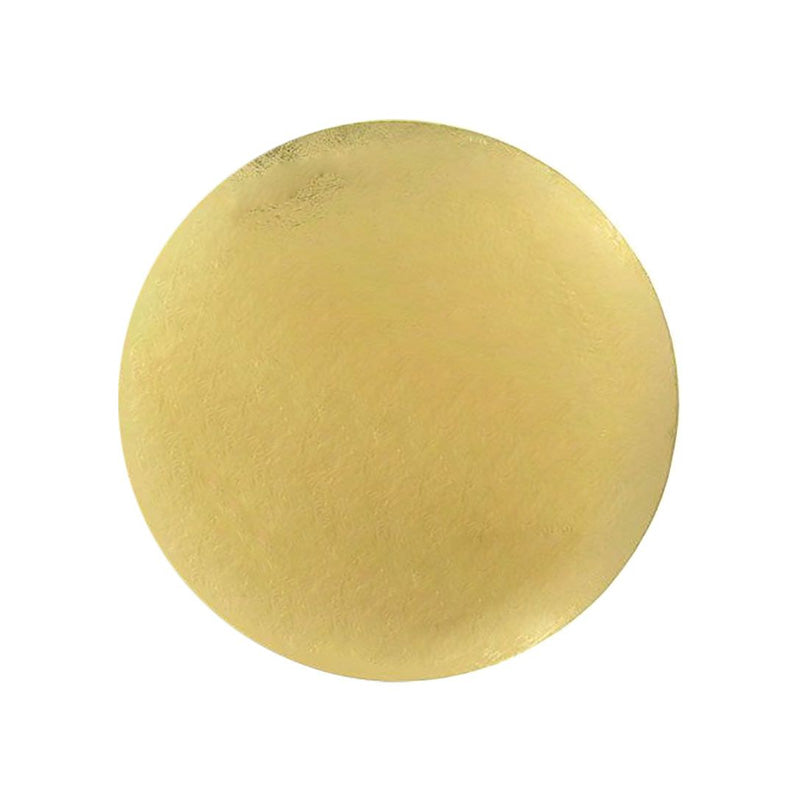 5 ronds en carton 28cm doré Patisdecor