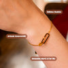Bougie bijou bracelet doré pain d'épices My Jolie Candle