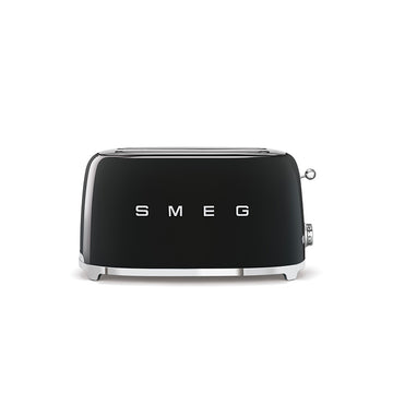 Grille-pain 4 tranches Noir Années 50 Smeg