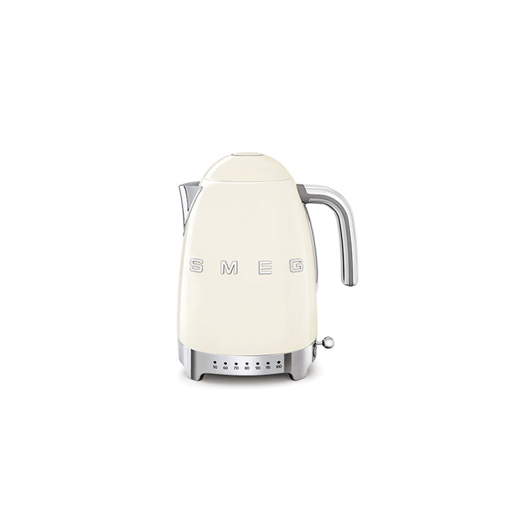 Bouilloire à température réglable Crème Années 50 Smeg