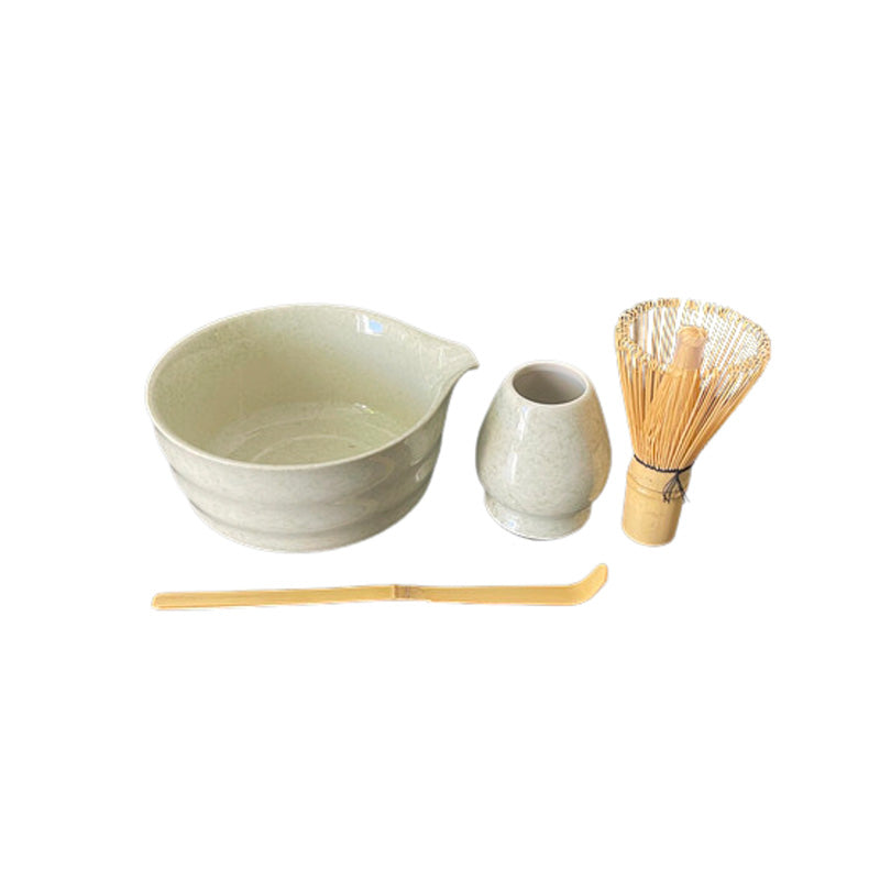 Set pour la préparation de matcha en céramique beige Du Bruit dans la Cuisine