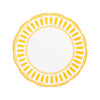 Assiette calotte porcelaine 22cm jaune Napoli Table Passion