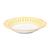 Assiette calotte porcelaine 22cm jaune Napoli Table Passion