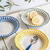 Assiette calotte porcelaine 22cm jaune Napoli Table Passion