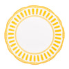 Assiette plate porcelaine 27cm jaune Napoli Table Passion