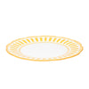 Assiette plate porcelaine 27cm jaune Napoli Table Passion