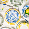 Assiette plate porcelaine 27cm jaune Napoli Table Passion