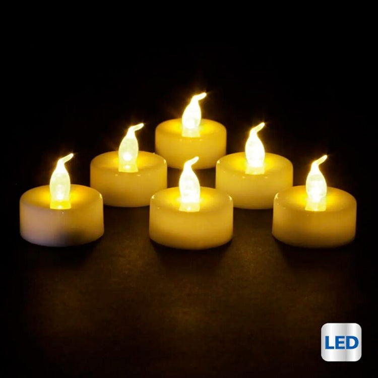 6 bougies LED type Chauffe plat