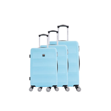 Set de 3 valises 8 roues Polycarbonate & ABS Ciel France bag