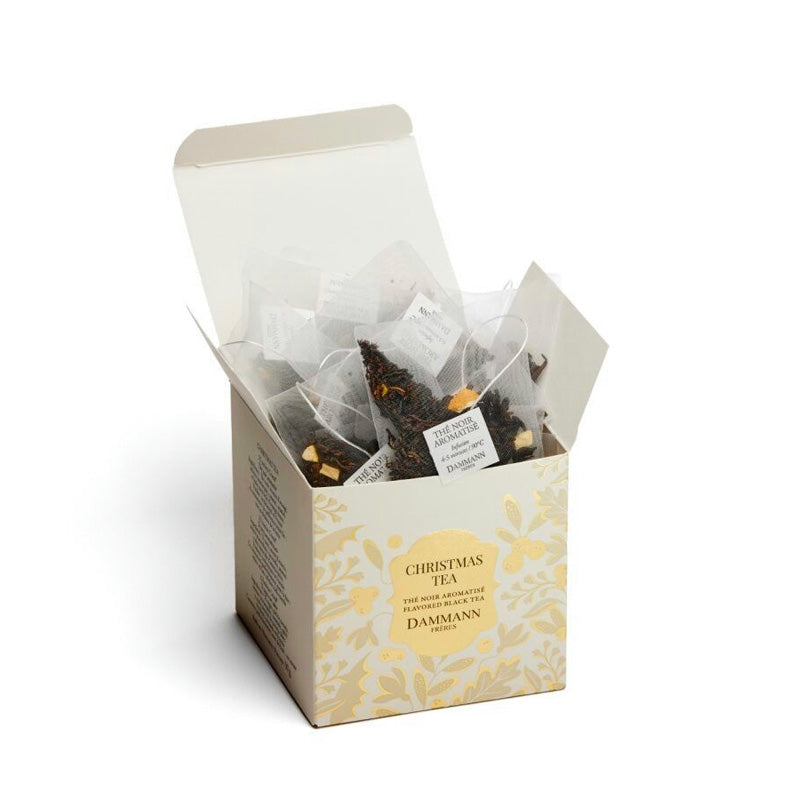 Boite de 25 sachets de thé noir Christmas Tea Dammann