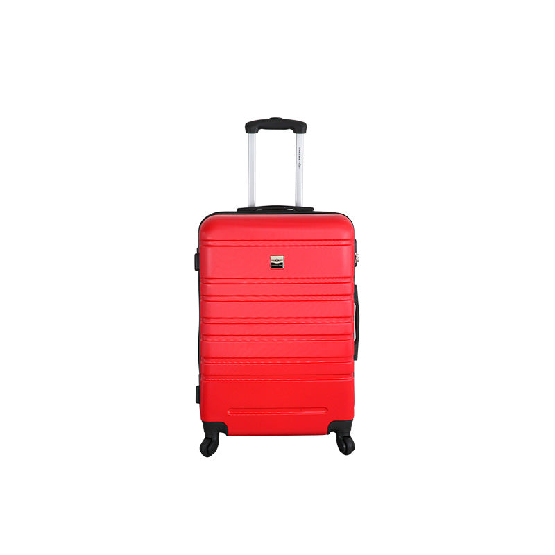 Valise cabine 4 roues ABS Rouge France bag