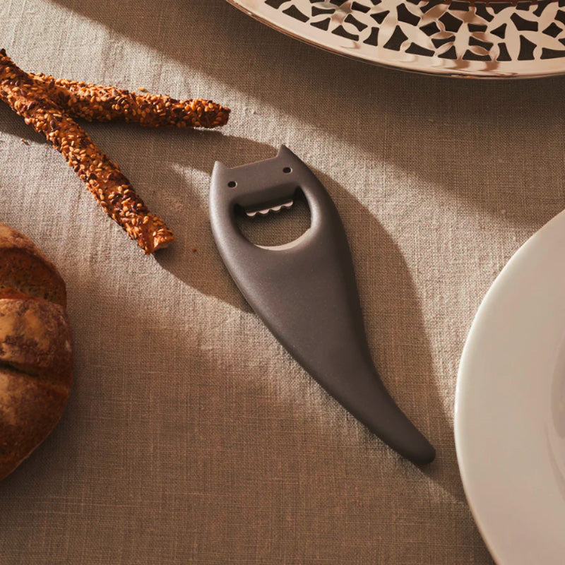 Ouvre-bouteilles en résine thermoplastique rouge Diabolix Alessi