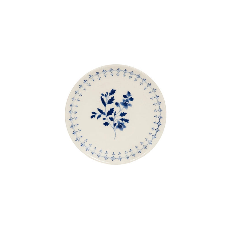 Assiette à pain bleu en grès 15cm Appoline Table Passion