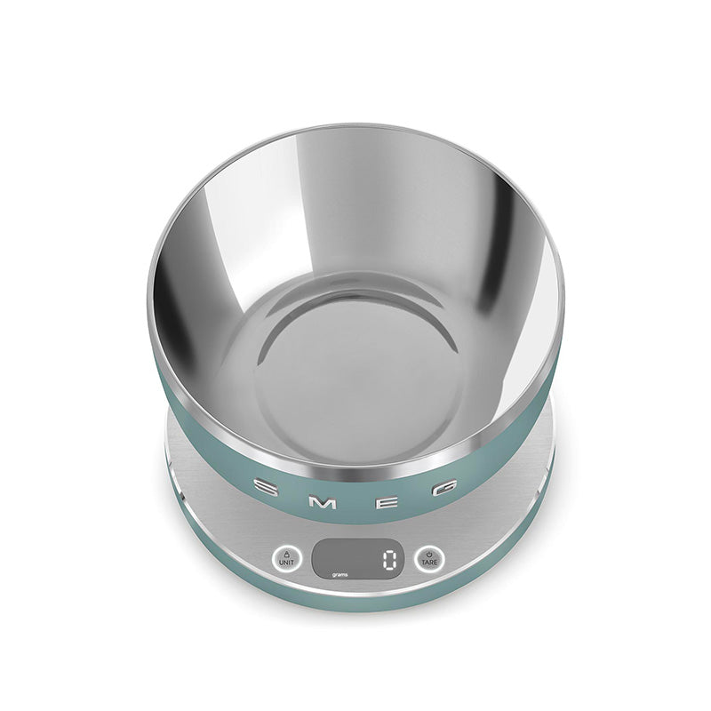 Balance de cuisine Vert Émeraude Mat Collezione Smeg