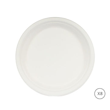 Assiette biodégradable 26cm x8