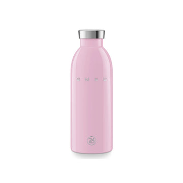 Bouteille isotherme en acier inoxydable 500ml Rose Années 50 Smeg