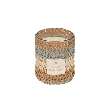 Bougie parfumée à 2 mèches de 470g Ambre Zaya Atmosphera