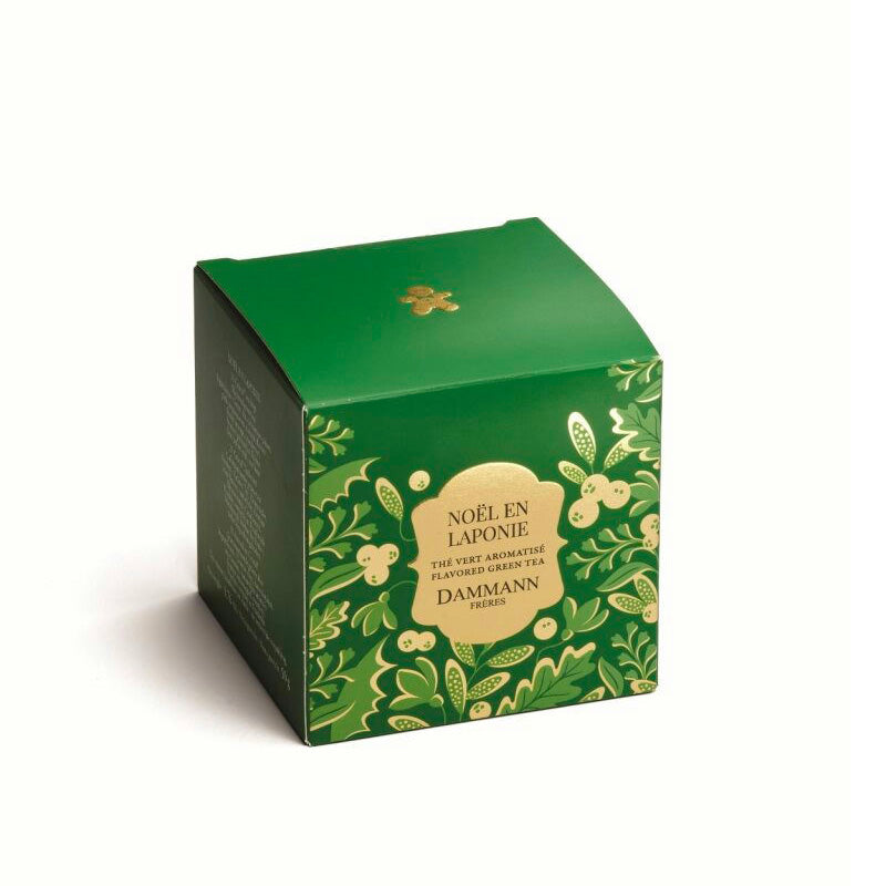 Boite de 25 sachets de thé vert Noel en Laponie Dammann