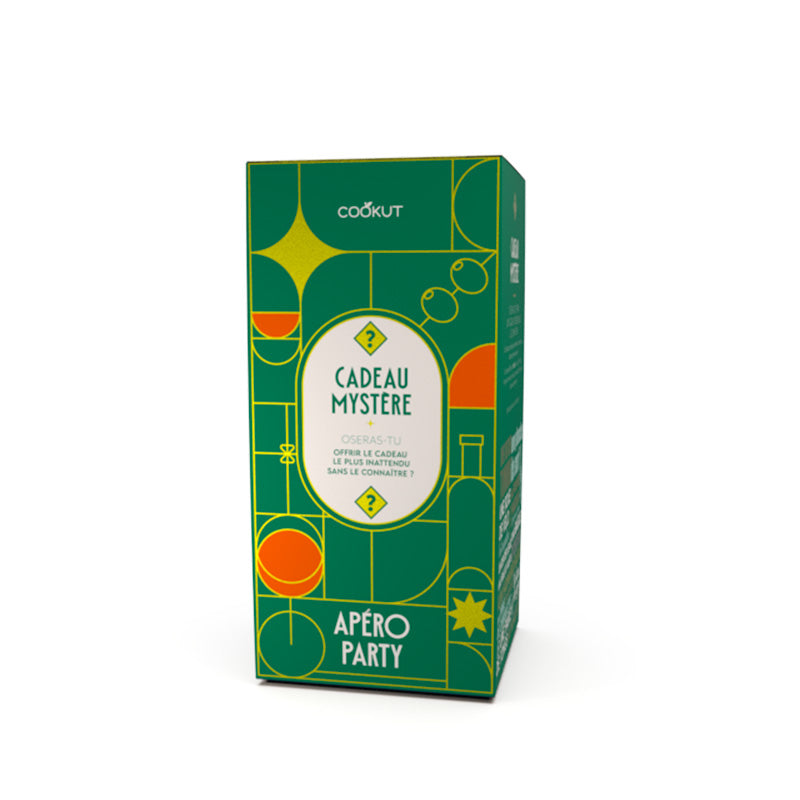 Cadeau mystère vert Apéro Party Cookut