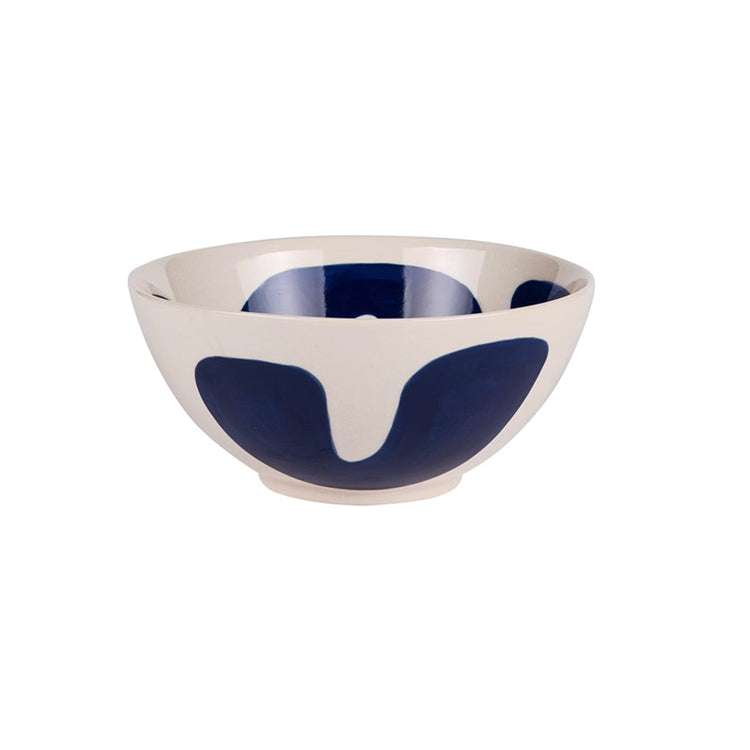 Saladier en grès de 23 cm bleu Lulli Table Passion