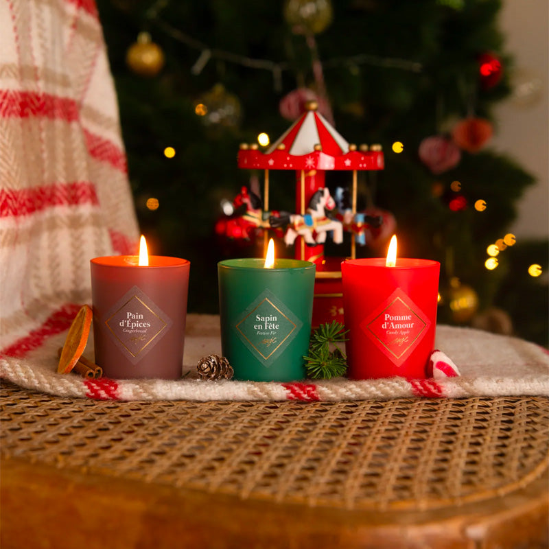 Coffret 3 bougies parfumées Noël My Jolie Candle