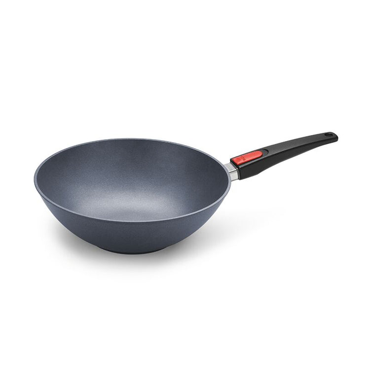 Wok antiadhésif de 26cm avec poignée amovible Diamond Lite Woll