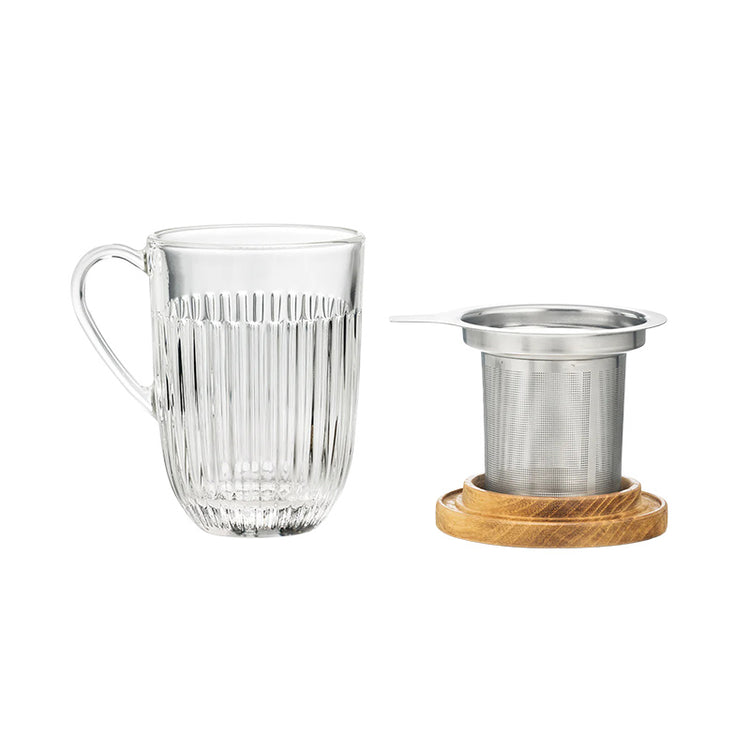 Tisanière en verre pressé 36 cl Ouessant La Rochère