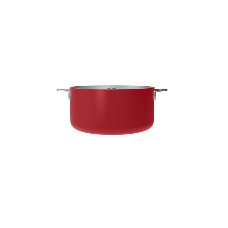 Casserole en inox 16 cm rouge La Merveilleuse Cookut
