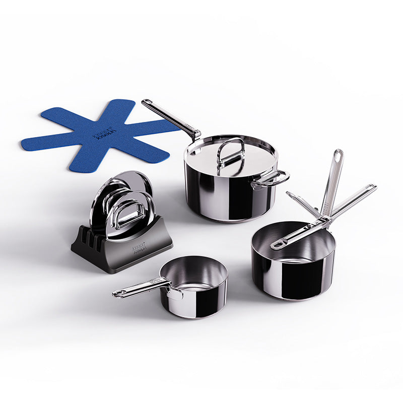 Set de 3 casseroles en inox Space Joseph Joseph
