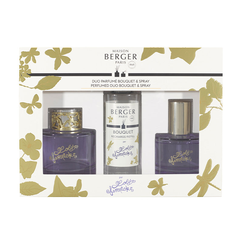 Coffret duo mini bouquet et spray Lolita Parme Maison Berger