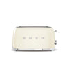 Grille-pain 4 tranches Crème Années 50 Smeg