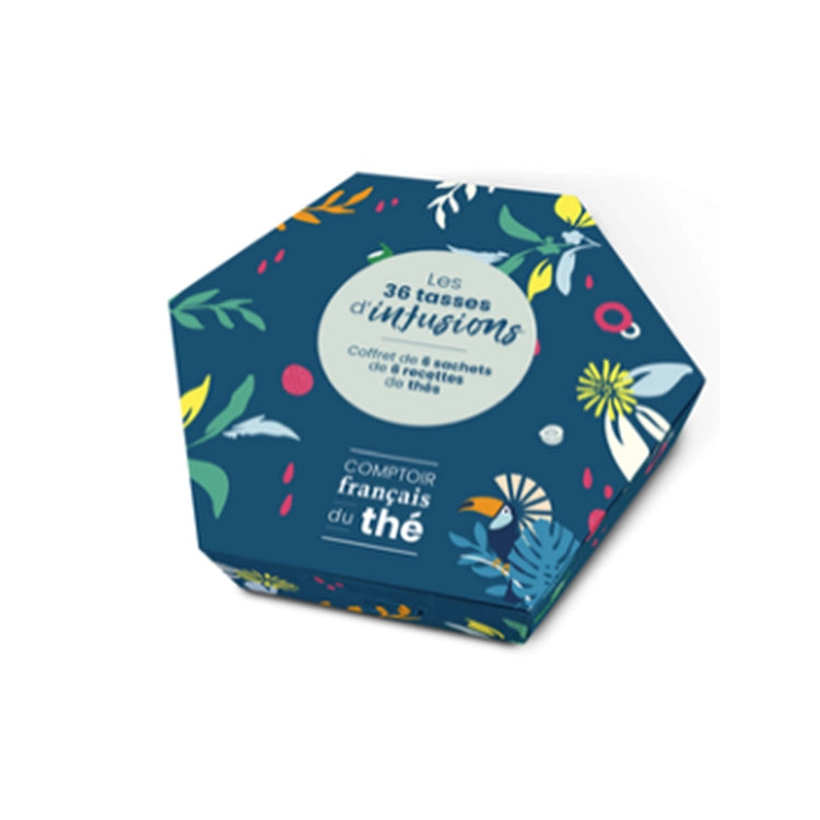 Coffret de 36 sachets de 6 infusions Comptoir Français du Thé
