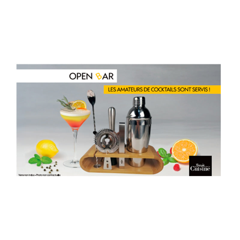 Coffret à cocktail en inox Du Bruit dans la Cuisine