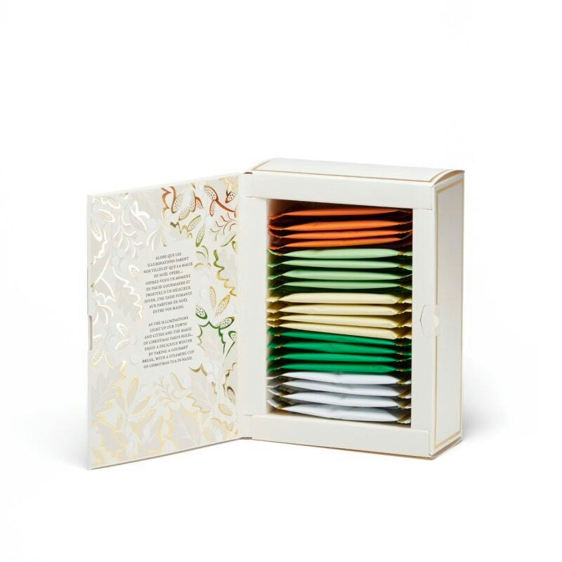 Coffret de 20 sachets de thés & infusions de Noël Dammann