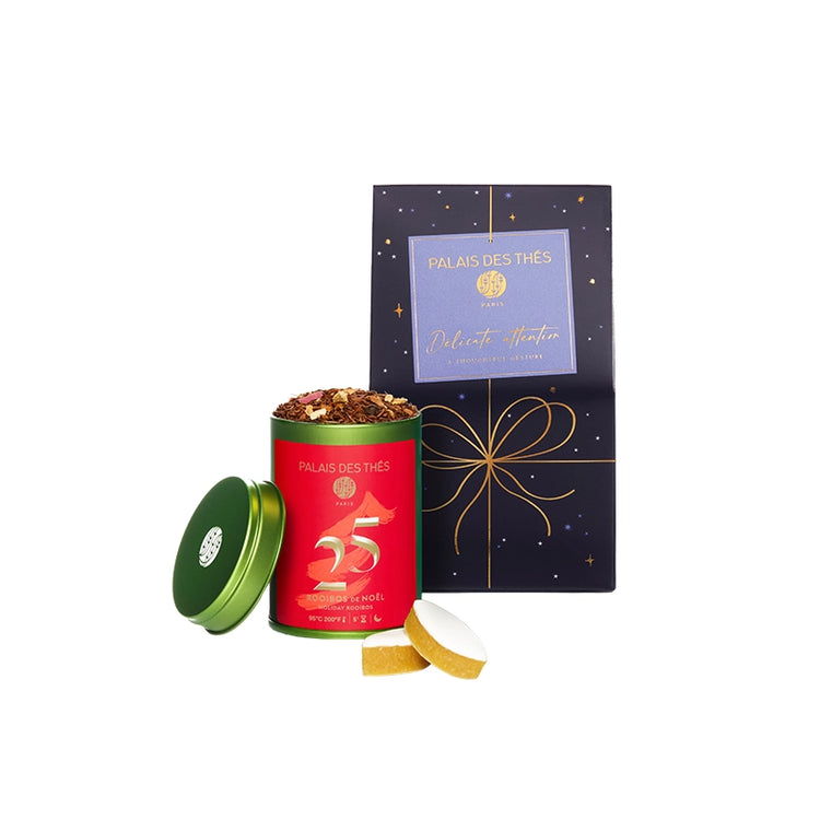 Coffret délicate attention miniature thé n°25 cuillère doseuse inox Palais des Thés
