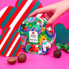 Coffret métal 9 boules pralinées chocolat au lait cœur praliné noisette 113 g Le Chocolat des Français