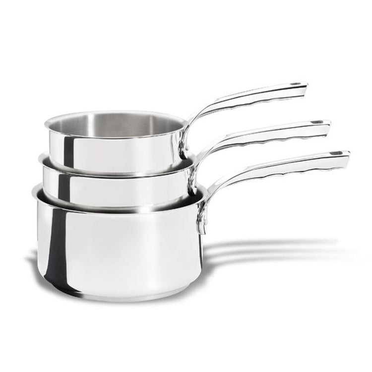 Lot 3 casseroles inox de 16 cm 18 cm 20 cm Milady De Buyer