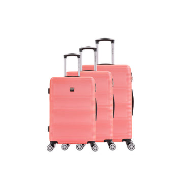 Set de 3 valises 8 roues Polycarbonate & ABS Corail France bag