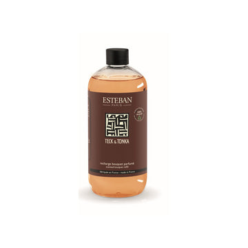Recharge bouquet parfum teck et tonka 500 ml Esteban