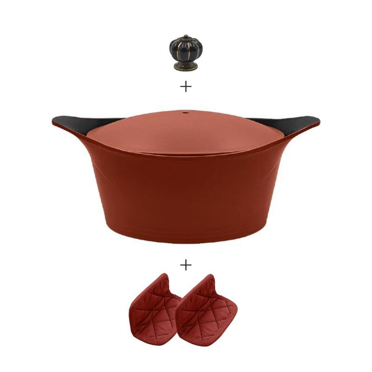 Cocotte personnalisable en métal 24 cm rouge L'Incroyable Cookut